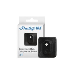 Shelly Blu H&T (Black) - Wi-Fi Smart Humidity And Temperature Sensor