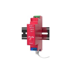 Shelly Smart Wi-Fi Relay with Power Monitoring, 1 Channel, 16A, DIN Rail