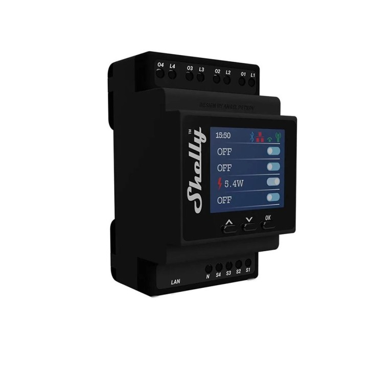 shelly-smart-wi-fi-relay-with-power-monitoring-4-channel-16a-din-rail (1) Shelly Smart Wi-Fi Relay with Power Monitoring, 4 Channel, 16A, DIN Rail - Image 2